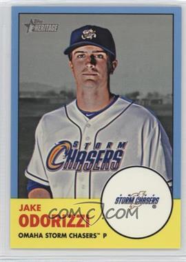 2012 Topps Heritage Minor League Edition - [Base] - Blue #67 - Jake Odorizzi /1