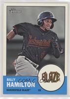 Billy Hamilton (Blue Background;  Blaze Logo in Inset)