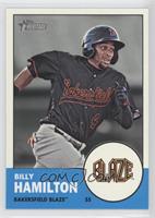 Billy Hamilton (Blue Background;  Blaze Logo in Inset)