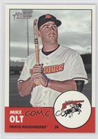 Mike Olt (Red Background; Roughriders Logo in Inset)