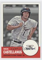 Nick Castellanos (Red Background; Flying Tigers Logo in Inset)