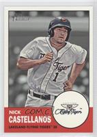 Nick Castellanos (Red Background; Flying Tigers Logo in Inset)