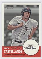 Nick Castellanos (Red Background; Flying Tigers Logo in Inset)