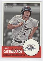 Nick Castellanos (Red Background; Flying Tigers Logo in Inset)