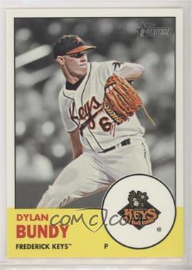 2012 Topps Heritage Minor League Edition - [Base] #2.1 - Dylan Bundy (Yellow Background; Logo)