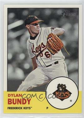 2012 Topps Heritage Minor League Edition - [Base] #2.1 - Dylan Bundy (Yellow Background; Logo)