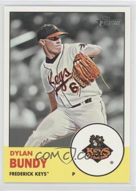 2012 Topps Heritage Minor League Edition - [Base] #2.1 - Dylan Bundy (Yellow Background; Logo)