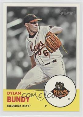 2012 Topps Heritage Minor League Edition - [Base] #2.1 - Dylan Bundy (Yellow Background; Logo)