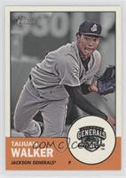 Taijuan Walker (Brown Background; General Logo in Inset)