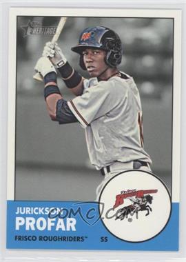 2012 Topps Heritage Minor League Edition - [Base] #5.1 - Jurickson Profar (Blue Background)