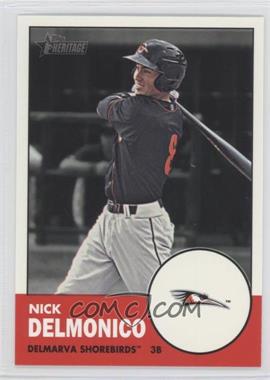 2012 Topps Heritage Minor League Edition - [Base] #55 - Nick Delmonico