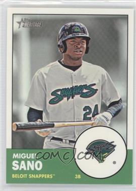 2012 Topps Heritage Minor League Edition - [Base] #6.1 - Miguel Sano (Snappers Logo in Inset)