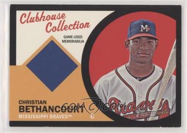 2012 Topps Heritage Minor League Edition - Clubhouse Collection Relics - Black Border #CCR-CB - Christian Bethancourt /50 [EX to NM]