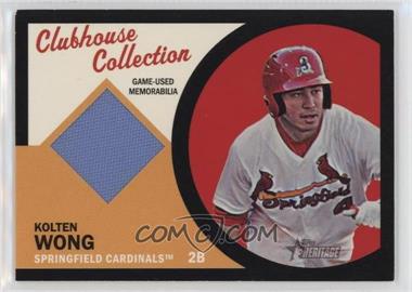 2012 Topps Heritage Minor League Edition - Clubhouse Collection Relics - Black Border #CCR-KW - Kolten Wong /50