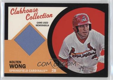 2012 Topps Heritage Minor League Edition - Clubhouse Collection Relics - Black Border #CCR-KW - Kolten Wong /50