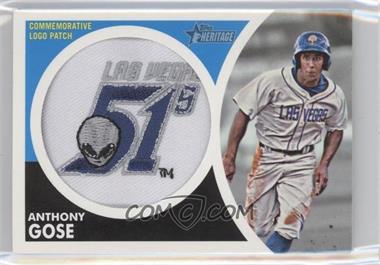 2012 Topps Heritage Minor League Edition - Manufactured Hat Logo Patch #MLL-AG - Anthony Gose