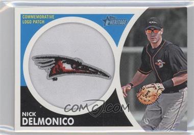 2012 Topps Heritage Minor League Edition - Manufactured Hat Logo Patch #MLL-ND - Nick Delmonico