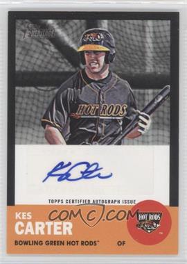 2012 Topps Heritage Minor League Edition - Real One Autographs - Black Border #ROA-KC - Kes Carter /50