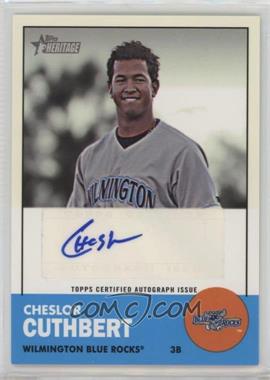 2012 Topps Heritage Minor League Edition - Real One Autographs #ROA-CC - Cheslor Cuthbert