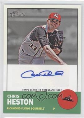 2012 Topps Heritage Minor League Edition - Real One Autographs #ROA-CH - Chris Heston