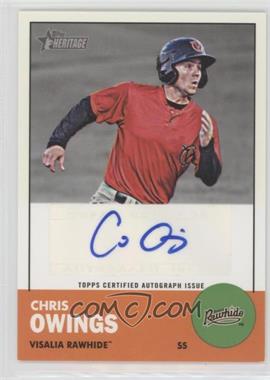 2012 Topps Heritage Minor League Edition - Real One Autographs #ROA-CO - Chris Owings