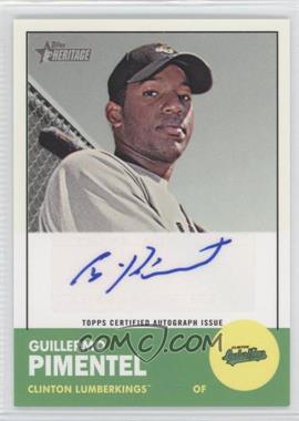 2012 Topps Heritage Minor League Edition - Real One Autographs #ROA-GP - Guillermo Pimentel
