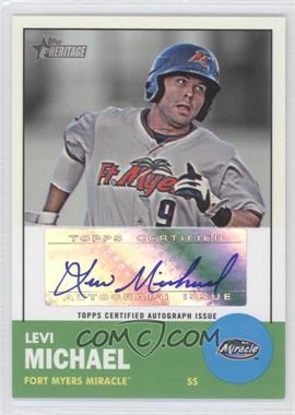2012 Topps Heritage Minor League Edition - Real One Autographs #ROA-LM - Levi Michael