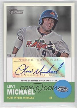 2012 Topps Heritage Minor League Edition - Real One Autographs #ROA-LM - Levi Michael