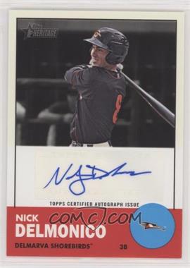 2012 Topps Heritage Minor League Edition - Real One Autographs #ROA-ND - Nick Delmonico