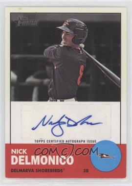 2012 Topps Heritage Minor League Edition - Real One Autographs #ROA-ND - Nick Delmonico