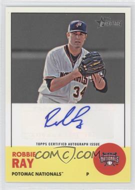 2012 Topps Heritage Minor League Edition - Real One Autographs #ROA-RR - Robbie Ray