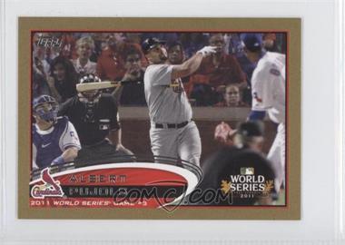 2012 Topps Mini - [Base] - Gold #108 - Albert Pujols /61