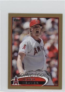 2012 Topps Mini - [Base] - Gold #250 - Jered Weaver /61