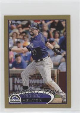 2012 Topps Mini - [Base] - Gold #416 - Todd Helton /61