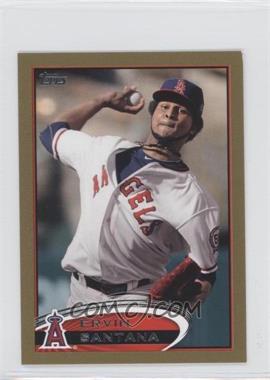 2012 Topps Mini - [Base] - Gold #511 - Ervin Santana /61