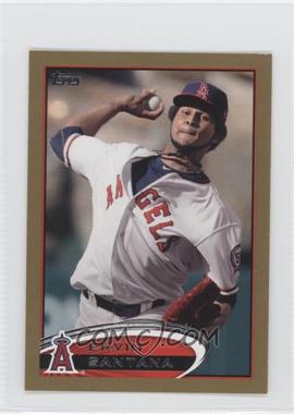 2012 Topps Mini - [Base] - Gold #511 - Ervin Santana /61