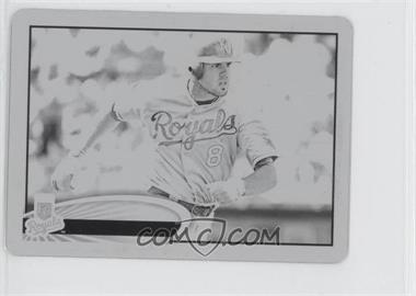 2012 Topps Mini - [Base] - Printing Plate Black #642 - Mike Moustakas /1