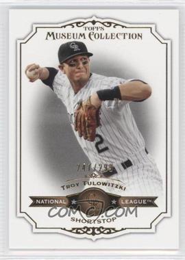 2012 Topps Museum Collection - [Base] - Copper #74 - Troy Tulowitzki /299
