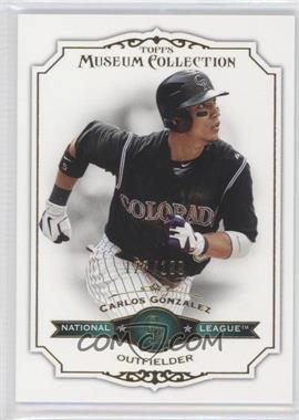 2012 Topps Museum Collection - [Base] - Green #28 - Carlos Gonzalez /199