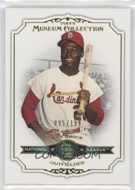 2012 Topps Museum Collection - [Base] - Green #53 - Lou Brock /199