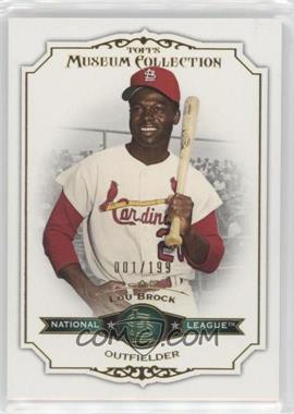 2012 Topps Museum Collection - [Base] - Green #53 - Lou Brock /199