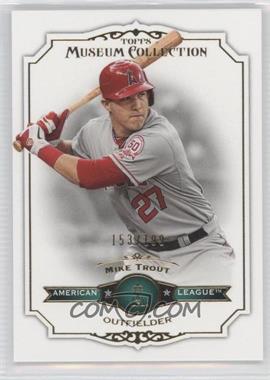 2012 Topps Museum Collection - [Base] - Green #83 - Mike Trout /199