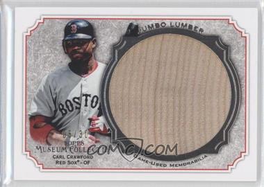 2012 Topps Museum Collection - Jumbo Lumber Relics #MMJLR-CC - Carl Crawford /30