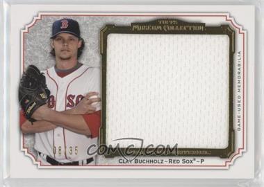 2012 Topps Museum Collection - Momentous Material Jumbo Relics - Gold #MMJR-CB - Clay Buchholz /35