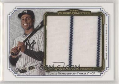 2012 Topps Museum Collection - Momentous Material Jumbo Relics - Gold #MMJR-CG - Curtis Granderson /35