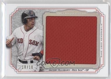 2012 Topps Museum Collection - Momentous Material Jumbo Relics - Silver Rainbow #MMJR-JE - Jacoby Ellsbury /10