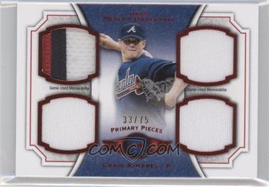 2012 Topps Museum Collection - Primary Pieces Quad Relics - Red #PPQR-CKI - Craig Kimbrel /75