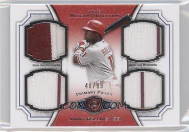 2012 Topps Museum Collection - Primary Pieces Quad Relics #PPQR-JRO - Jimmy Rollins /99