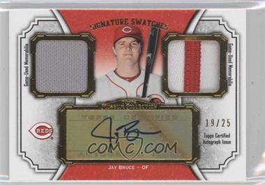 2012 Topps Museum Collection - Signature Swatches Autograph Dual Relics - Gold #SSADR-JB - Jay Bruce /25