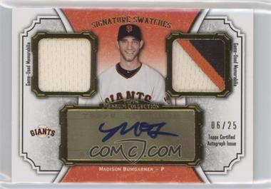 2012 Topps Museum Collection - Signature Swatches Autograph Dual Relics - Gold #SSADR-MB - Madison Bumgarner /25